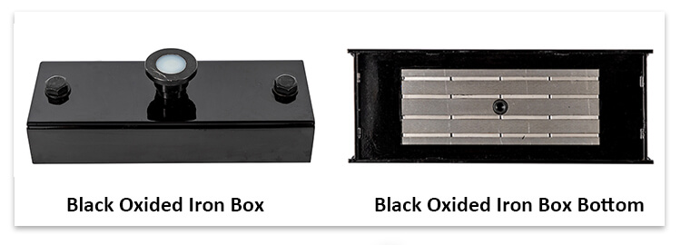 Magnetic Shuttering Black Oxided Iron Box