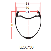 LCX730 çakıl jant çizimi