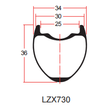 LZX730 çakıl jant çizimi