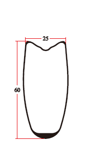 Yol disk fren boru şeklindeki jantlar RD25-60T