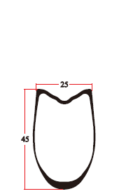 Yol disk fren boru şeklindeki jantlar RD25-45T