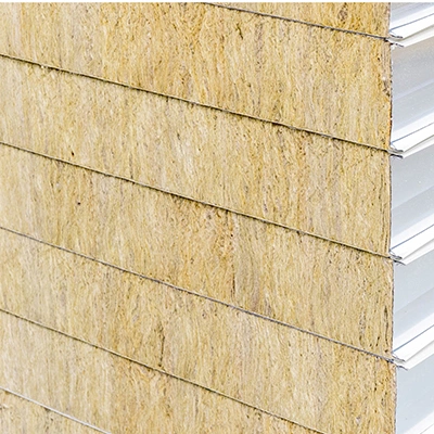 Çelik Binalar için Yanmaz Taşyünü/EPS Yalıtımlı Çelik Çatı/Duvar Sandviç Paneller