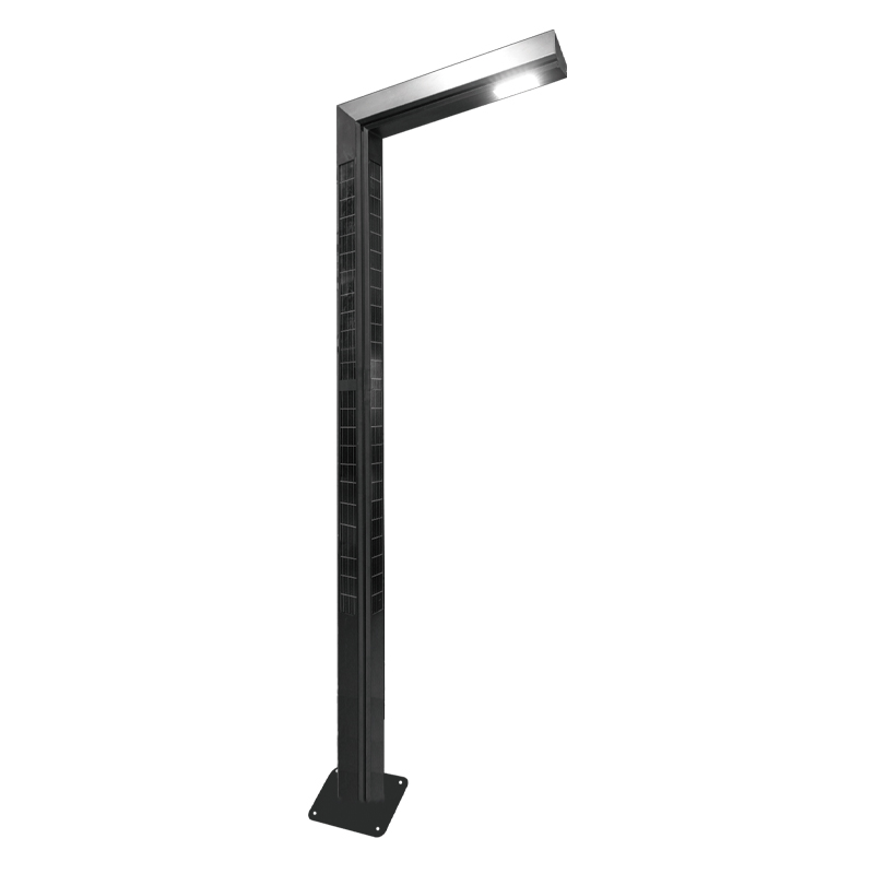 20W Solar Garden Light With Wrap Solar Panel On Pole 2FSG069-NEWLIGHT ENERGY