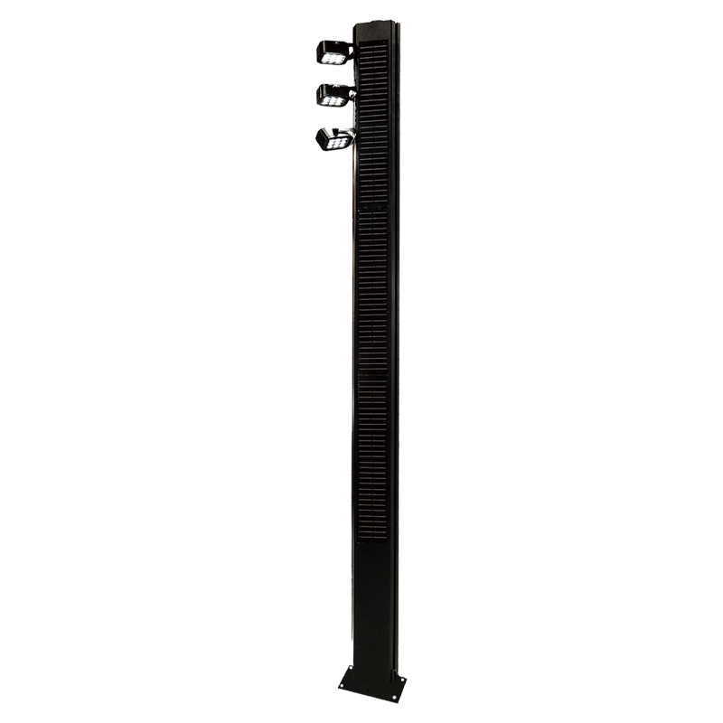 30W LED Solar Street Light With Wrap Solar Panel On Pole 2FSG068-NEWLIGHT ENERGY