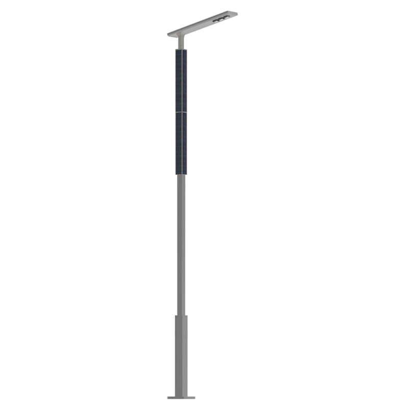 60W LED Solar Street Light With Solar Frame Wrap On Pole 2FSG065-NEWLIGHT ENERGY