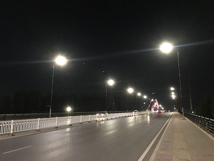 120W-150W Vertical Solar Light Pole With Flexible Solar Panel On Pole-NEWLIGHT ENERGY