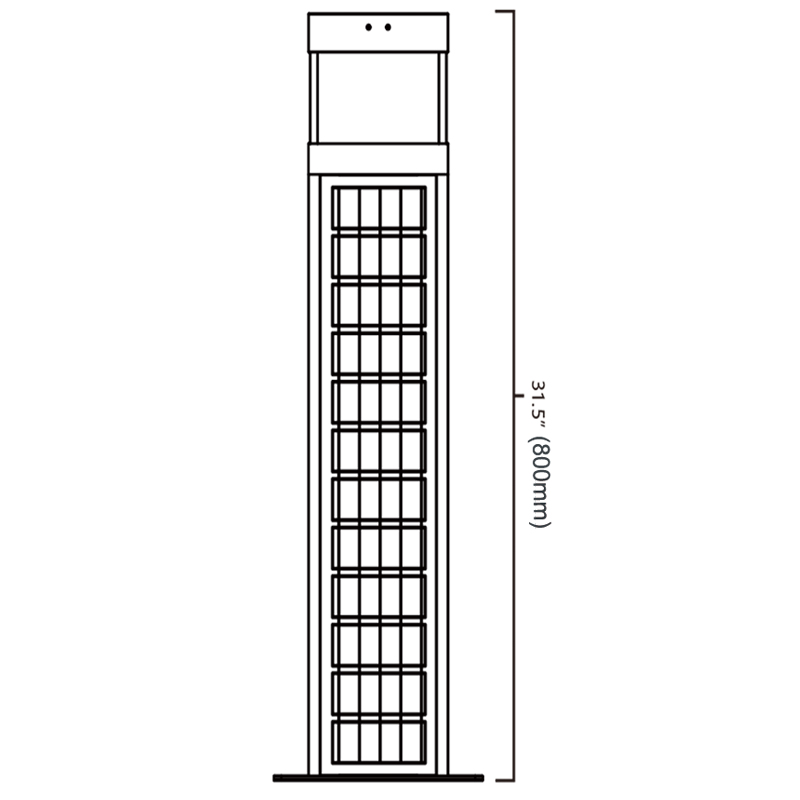 LED Solar Wrap Bollard Light 2FSL059-NEWLIGHT ENERGY