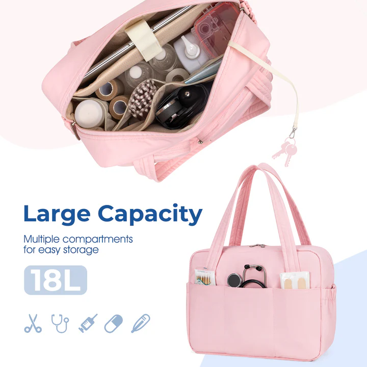 Laptop Tote Bag with Multiple Pockets