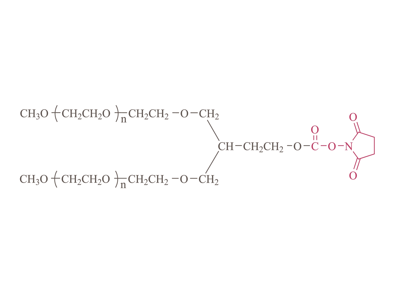 2-kol metoksipoli (etilen glikol) süksinimidil karbonat (PT02) [2-Arm PEG-SC (PT02)]