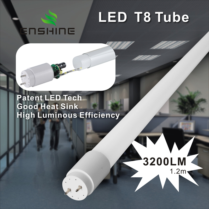 Yüksek Işık Verimliliği LED T8 Tüp 6-32W YX-T8
