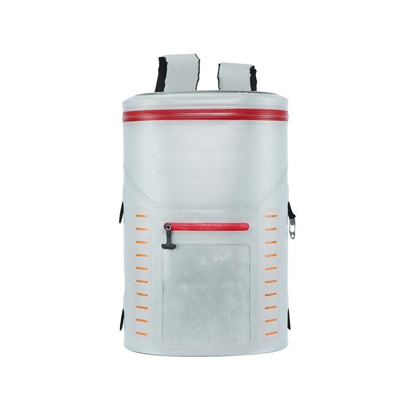KCB-03 840D polyester tpu su geçirmez kırmızı fermuar ile yalıtımlı özel piknik bira soğutucu çanta