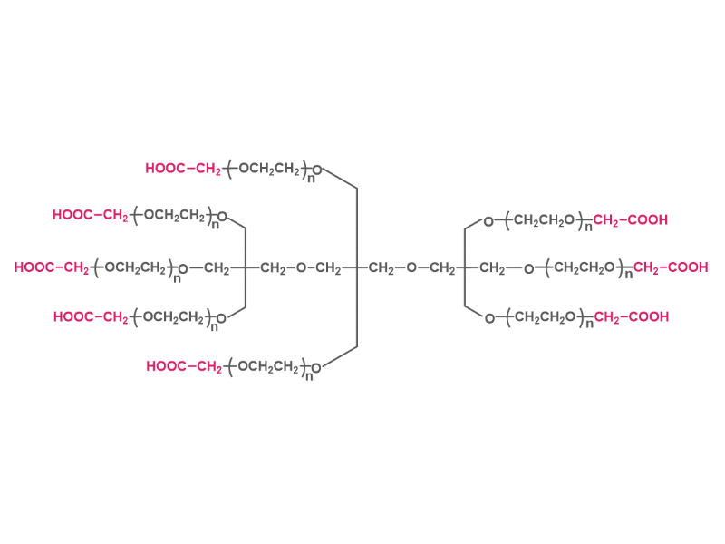 8 kollu poli (etilen glikol) karboksilik asit (TP) [8-Arm PEG-CM (TP)]
