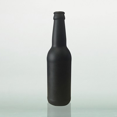 12oz cam siyah bira şişeleri