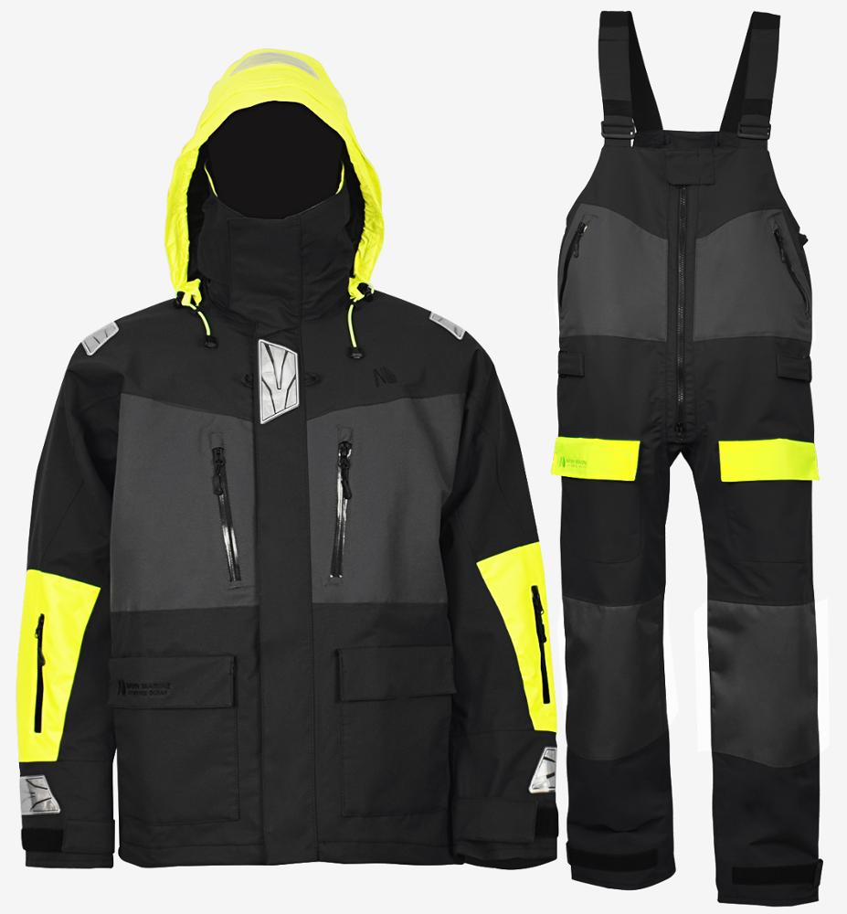 Navis Deniz Kıyafeti Yelkenli Ceket Bib Pantolon Erkekler Kadınlar Için Balıkçılık Yağmur Suit Faul Hava Gear Pro Nefes