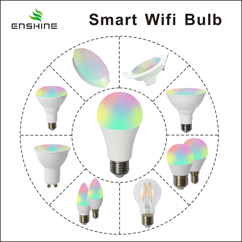 Akıllı WiFi Bluetooth LED Ampul RGB + CW