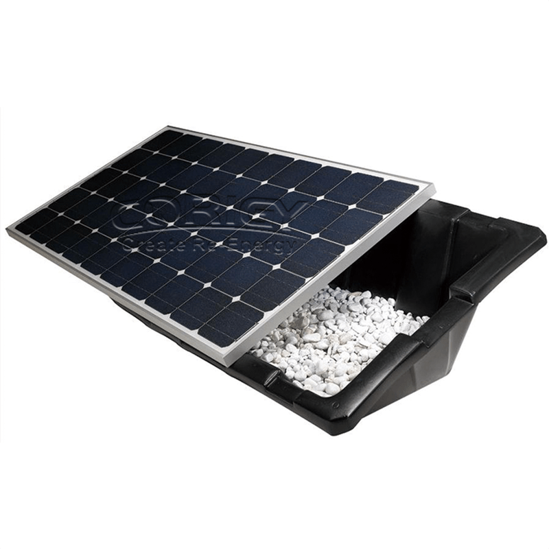 Güneş panelleri için plastik balastlı tavan montaj sistemi