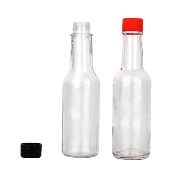 Plastik kapaklı 150 ml cam giyinme şişeleri