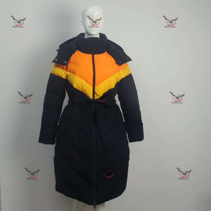 Lady aşağı ceket kış uzun ceket rüzgarlık yeni tasarım 2020 DZ-Y2007