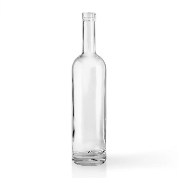 Mantarlı özel cam likör şişeleri