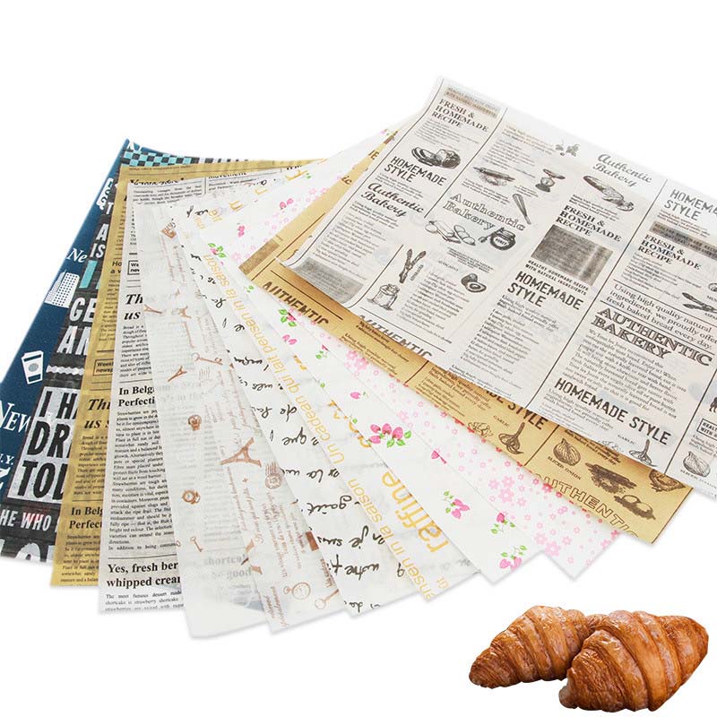 Balmumu Kağıt Gıda Sınıfı Gres Pişirme Sarmalayıcıları Kağıt