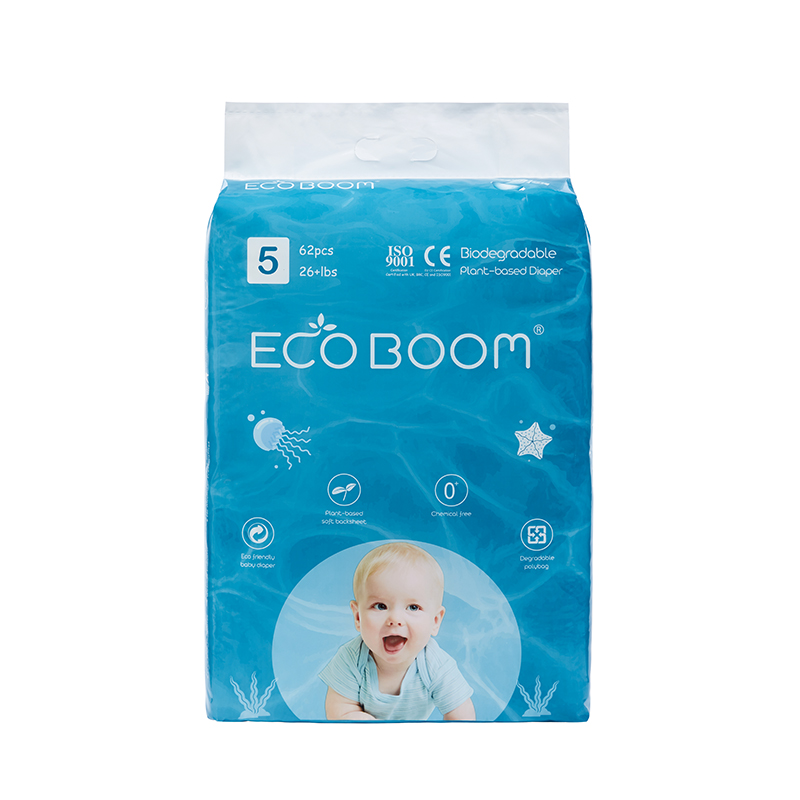 Eko Boom Tek Kullanımlık Bitki Bazlı Bezi Büyük Paket Bebek Polybag XL