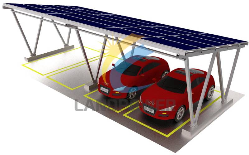Alüminyum Güneş Paneli Carport Yapısı