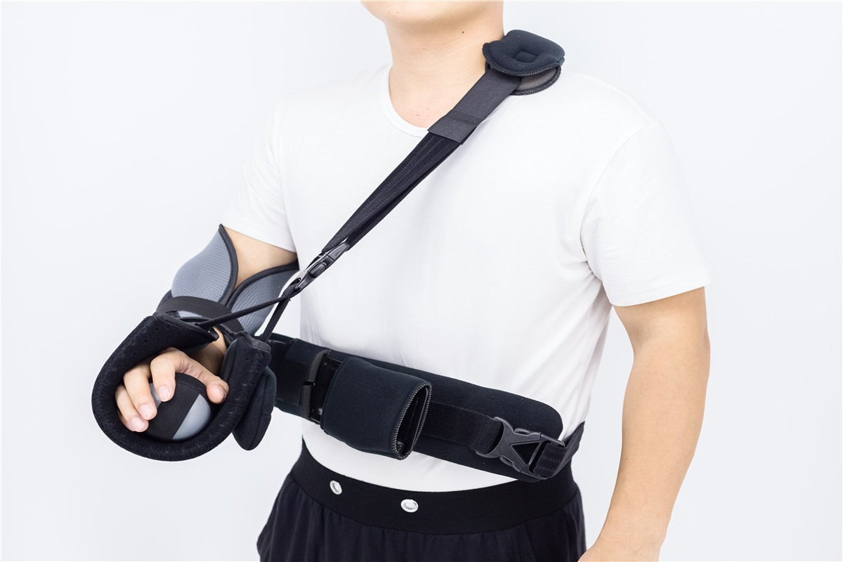 Ücretsiz açı metal çubuğu ile ayarlanabilir omuz kolu askısı immobilizer