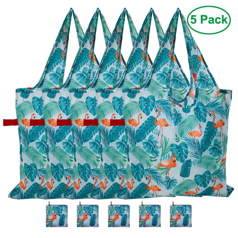 Büyük Kapasiteli Dayanıklı Kullanımlık Sevimli Bakkallar Çanta 5 Paketler