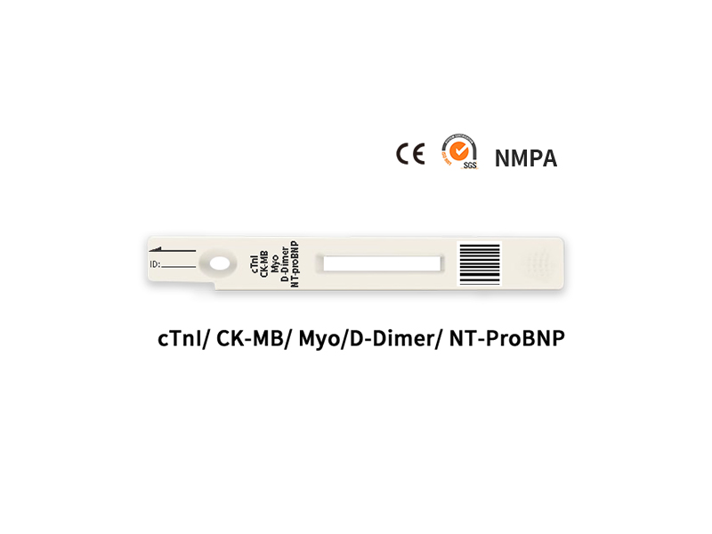 5 in 1 (CTNI / CK-MB / MYO / NT-PROBNP / D-DIMER) Hızlı Kantitatif Test