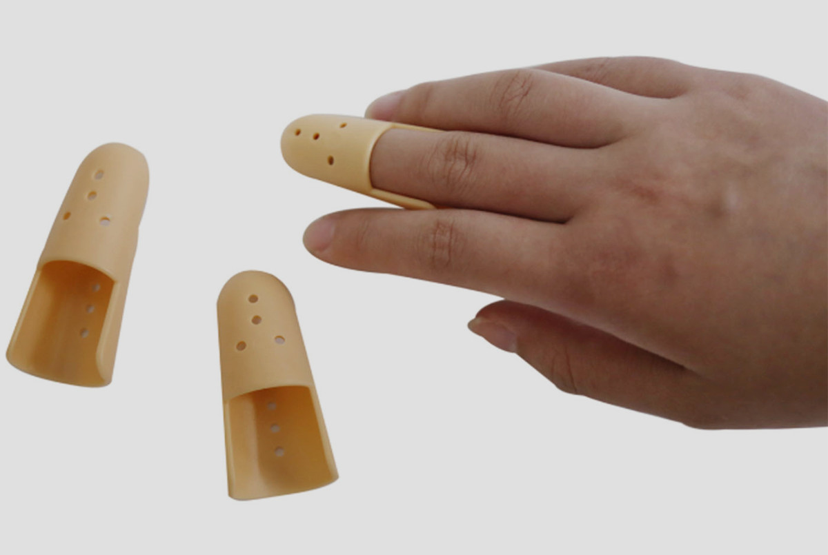Tıbbi ve nefes alabilen yığını parmak atel parantezi Yedi boyutlu sert plastik