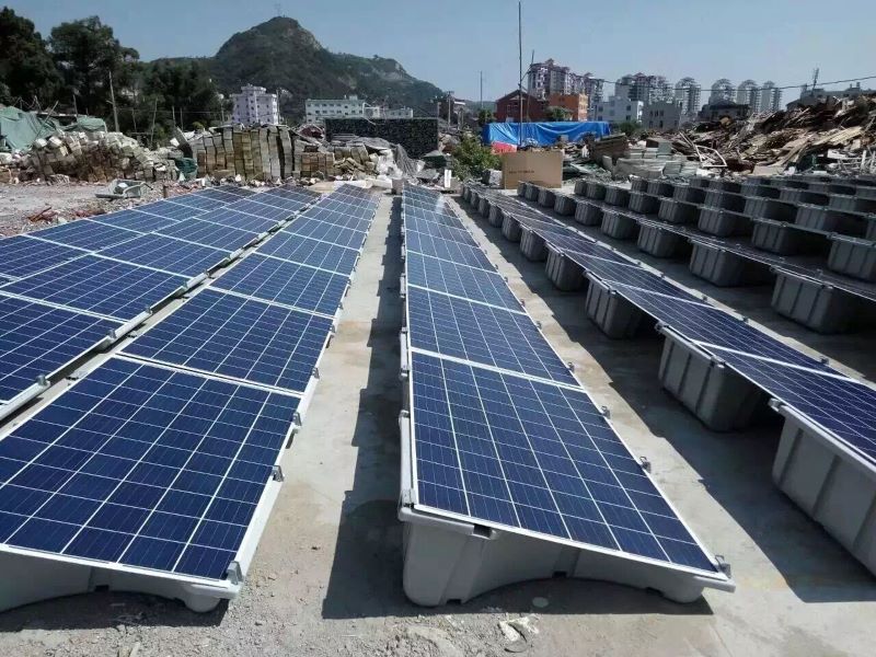 Güneş panelleri için plastik balastlı tavan montaj sistemi