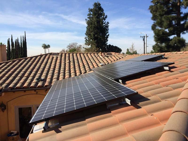 Tiltli kiremit çatı montaj braketi karo çatısı için güneş paneli montaj