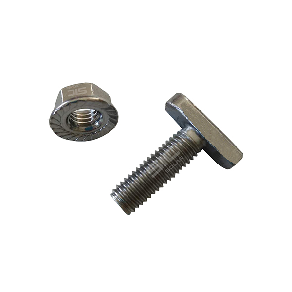 Stainless steel T bolt for solar mounting structure