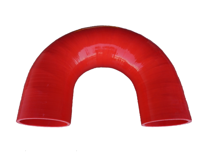 U şeklindeki silikon hortum kırmızı viraj borusu