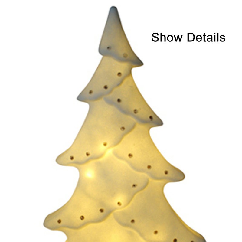 Dış mekan kullanımı Beyaz Noel LED Işık Ağacı Noktalı
