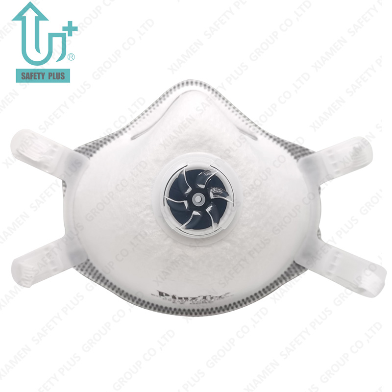 Tek Kullanımlık Bardak Tipi FFP3 Nr D Filtre Sınıfı Ayarlanabilir Kulak Askılı Toz Solunum Cihazı ile Yetişkin Koruması