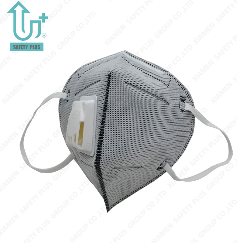 Tek Kullanımlık Özelleştirilmiş Toz Maskesi Koruyucu KN95 Nonwoven Endüstriyel 4 Katlı Valfli Yüz Maskesi