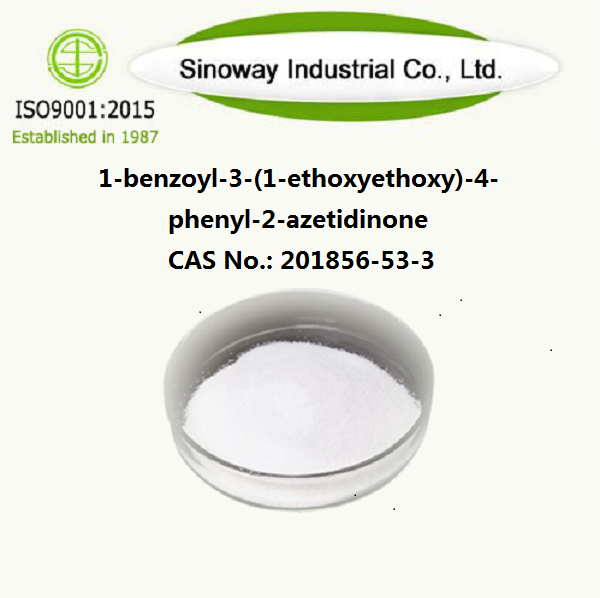 Paklitaksel yan zinciri (Azelidinon) 1-benzoil-3-(1-etoksietoksi)-4-fenil-2-azetidinon 201856-53-3