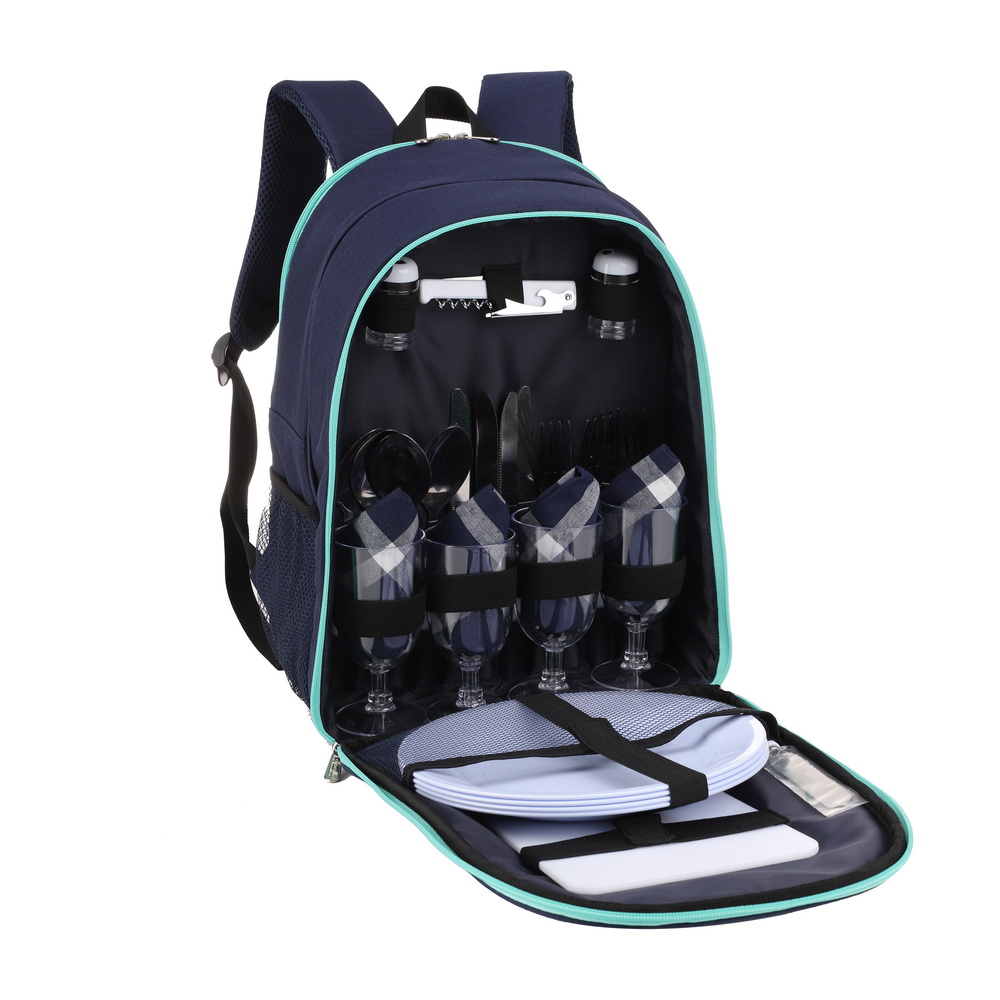 4 Kişilik Piknik Sırt Çantası Soğutucu bölmeli, taşıma saplı piknik soğutucu çanta