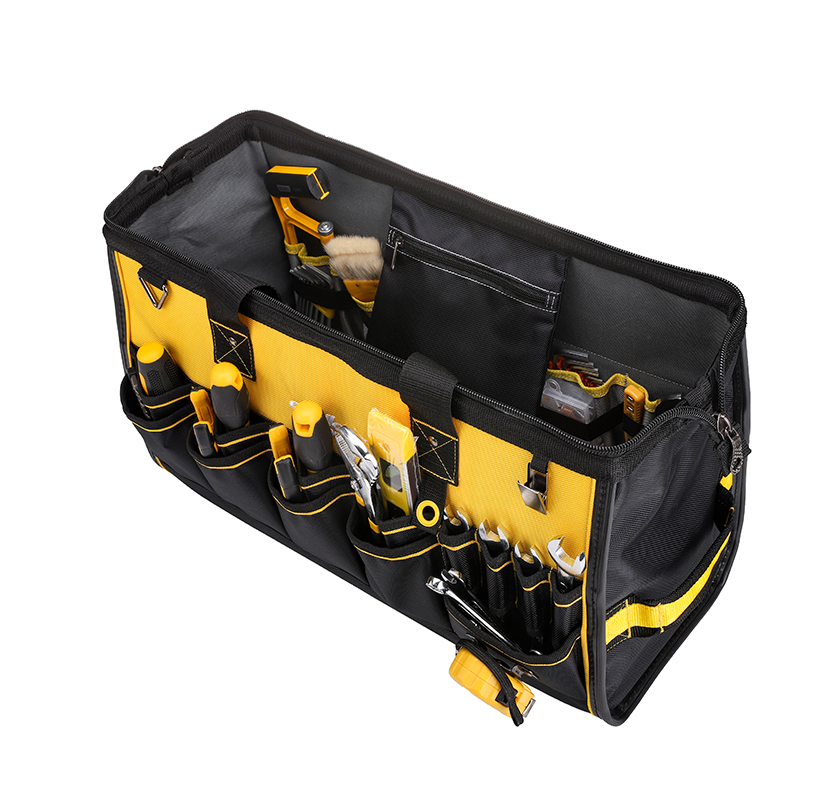 22 inç alet çantası elektrikçi alet çantası seti marangoz ağır hizmet tipi satılık