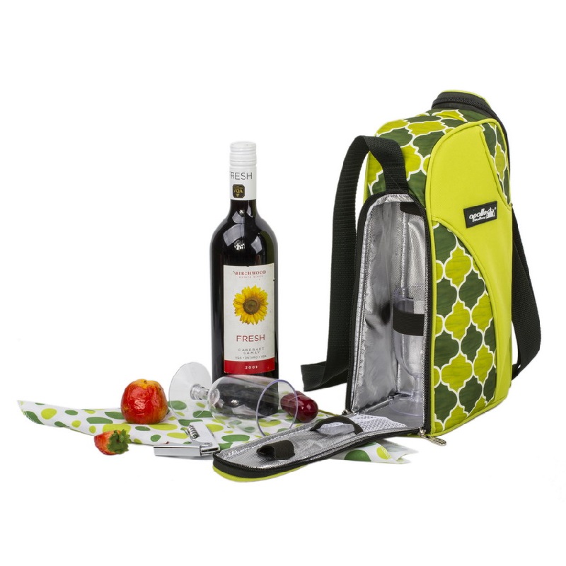 Sıcak satış 2 Kişilik Şişe Kişiselleştirilmiş eva Şarap soğutucu hediye Çantası piknik için