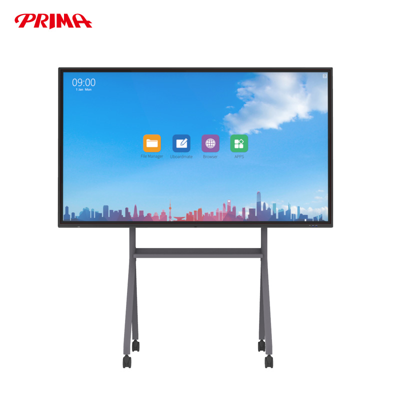 İnteraktif Düz Panel 55~86 inç dokunmatik ekran Akıllı Akıllı Tahta Mobil Stand