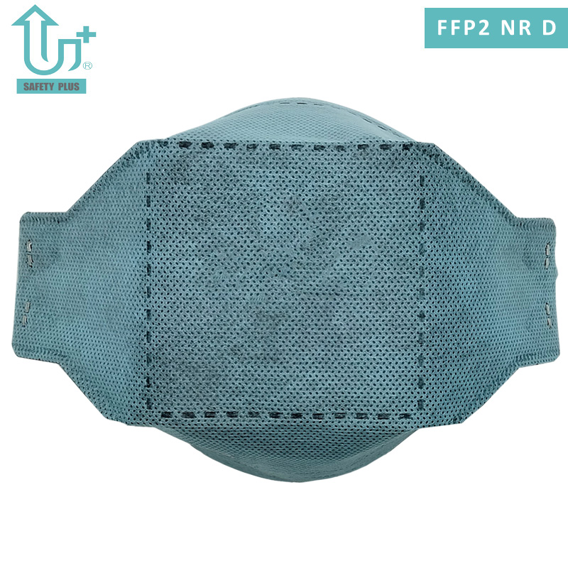 Mükemmel Şekil Tasarımı Dokunmamış Kumaş FFP2 Nr D Filtre Derecesi Katlanabilir Yüz Maskesi Koruyucu Solunum Yüz Maskesi