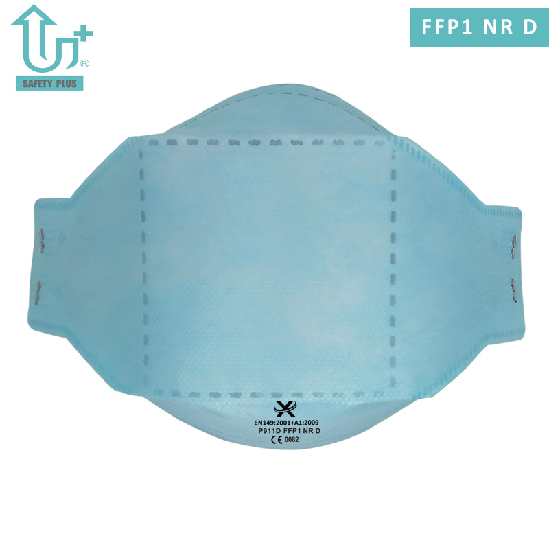 Sıcak Satış 5 Katmanlı Dokunmamış Kumaş Üst Kalite FFP1 Nrd Filtre Sınıfı Kişisel Koruyucu Ekipman Toz Solunum Maskesi