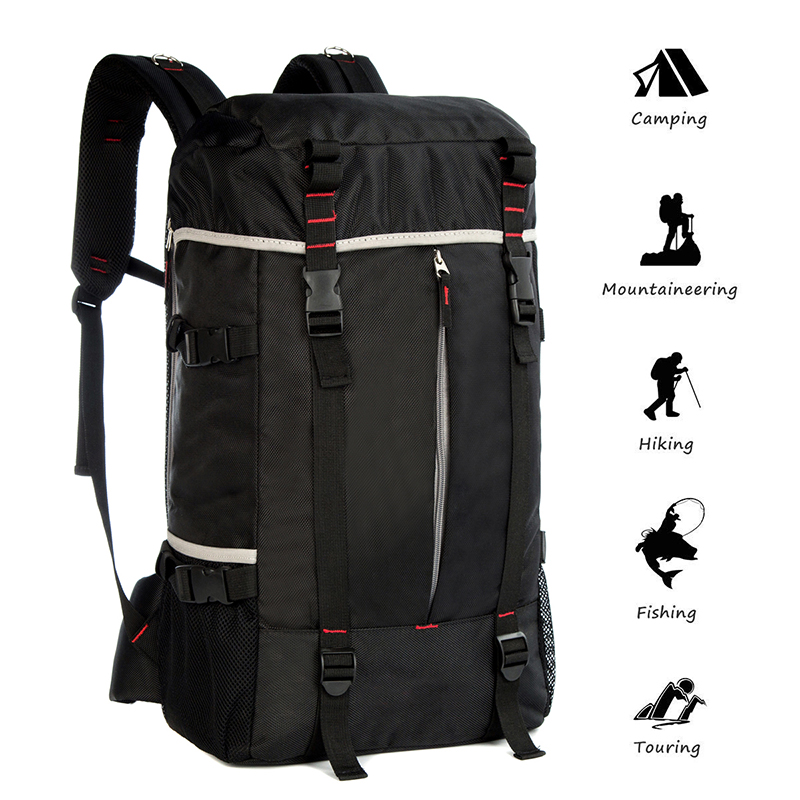 Dağcılık için açık hava trekking çantası sırt çantası