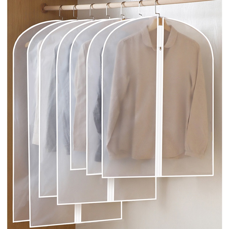 Ucuz PEVE tozluk kişiselleştirilmiş özelleştirilmiş nem geçirmez beyaz tedarikçi vinil şeffaf giysi çantası şeffaf