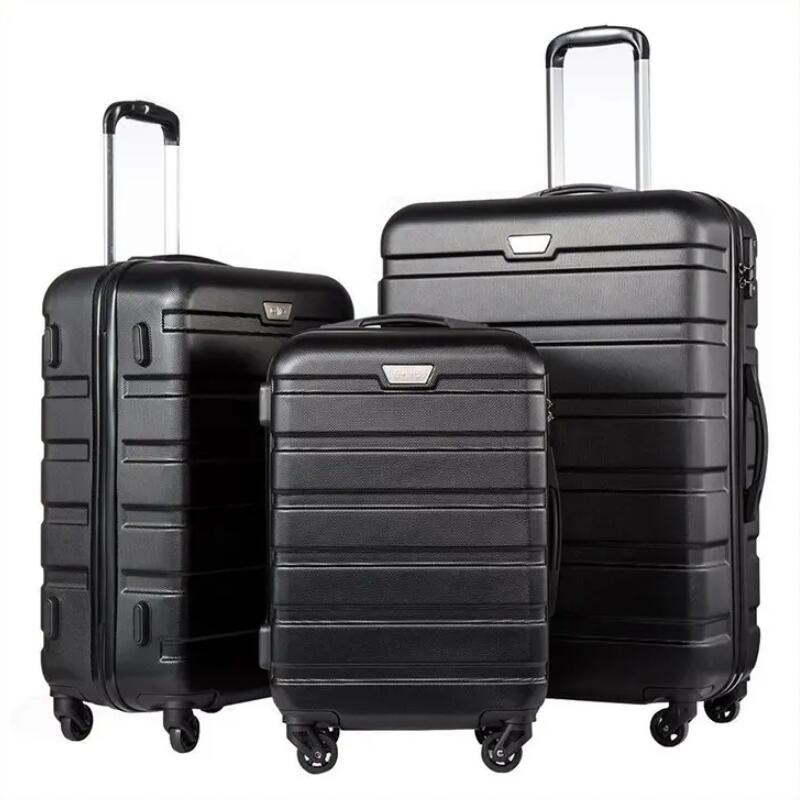 ARLOGOO Seyahat Arabası Bavul El Taşıma Bagaj Çantası ABS Sert Kabuk Bagaj