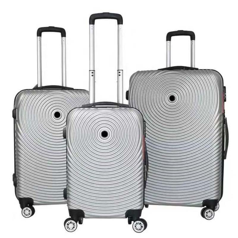 ARLOGOO ABS Seyahat Arabası Çantası Yüksek Kaliteli Carryon Bavul Bagaj Seti Moda Daire Tasarımlı