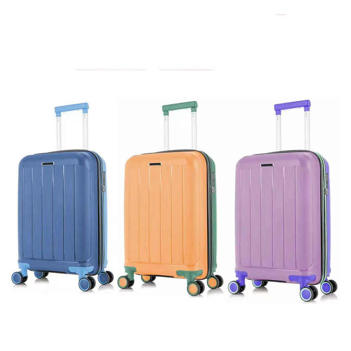 Hardcase 2022 Toptan Yeni Dayanıklı bavul Setleri Valiz Çanta Arabası Seyahat PP Bagaj Çift Fermuarlı