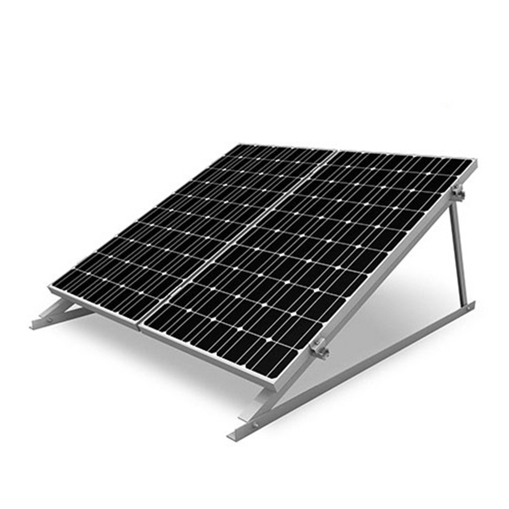 OEM Üçgen Güneş Paneli Standı Düz ​​Çatı Güneş Montaj Kiti